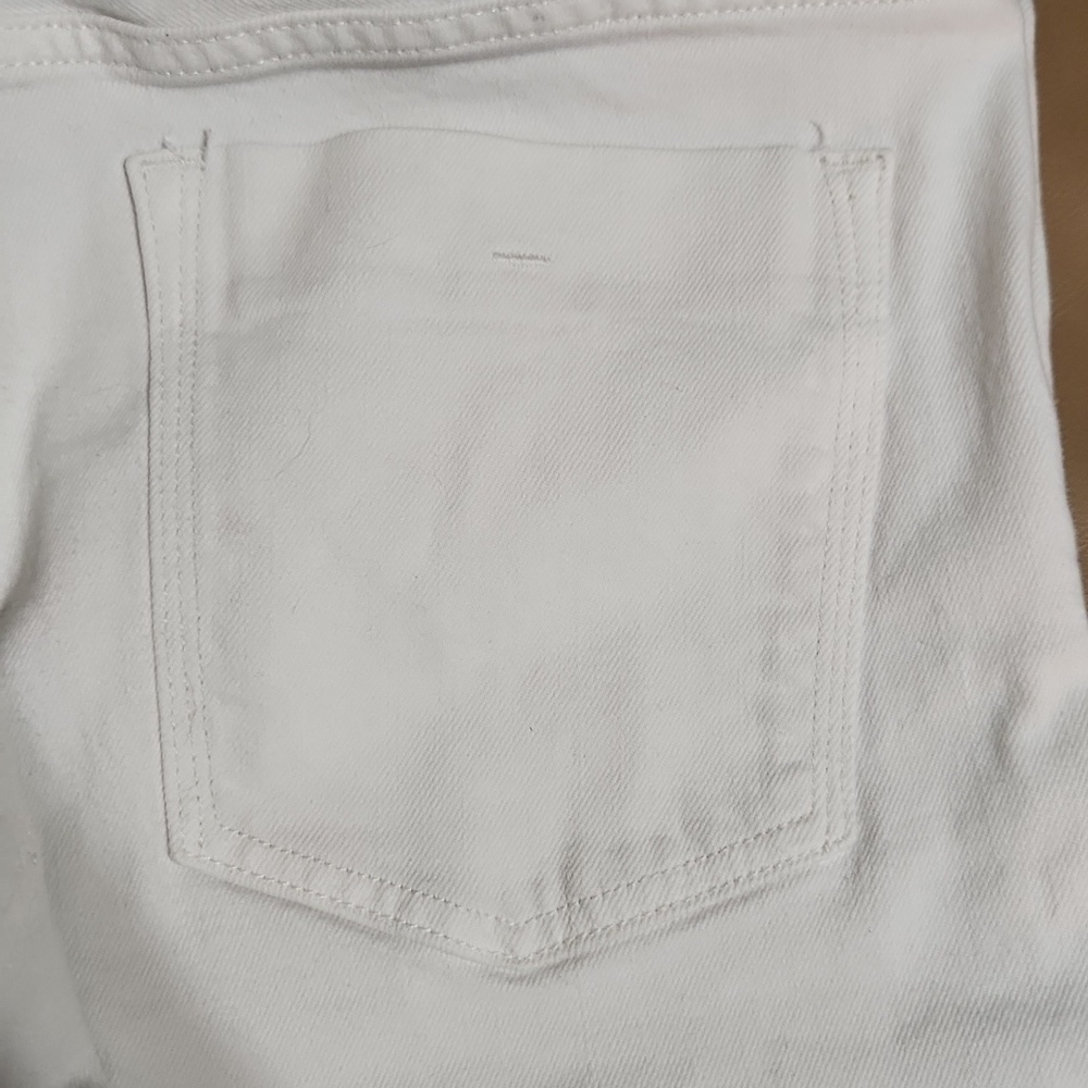 [Banana Republic] White Straight Pants - Size 33L - Picture 4 of 6